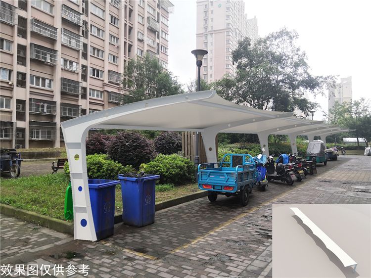 電動車車棚膜結構